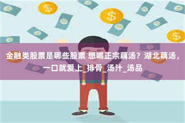 金融类股票是哪些股票 想喝正宗藕汤？湖北藕汤，一口就爱上_排骨_汤汁_汤品