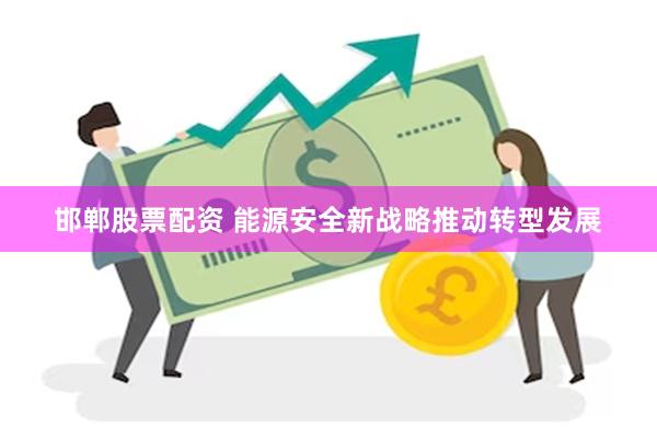 邯郸股票配资 能源安全新战略推动转型发展
